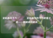足彩高手千万🥇足彩高手的千万财富之路——揭秘成功秘诀