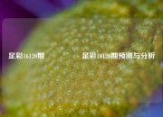 足彩16120期🎖️足彩16120期预测与分析