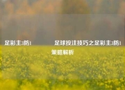 足彩主3防1👍足球投注技巧之足彩主3防1策略解析