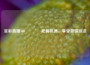 足彩直播500👍把握机遇，享受激情投注