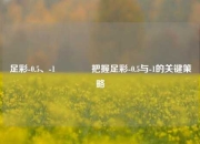 足彩-0.5、-1🥈把握足彩-0.5与-1的关键策略