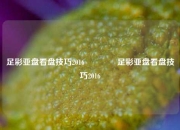 足彩亚盘看盘技巧2016🌈足彩亚盘看盘技巧2016