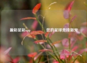 盈彩足彩app🥇您的足球竞技新宠