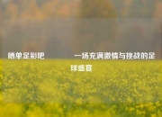 晒单足彩吧👍一场充满激情与挑战的足球盛宴
