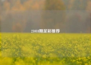 21018期足彩推荐