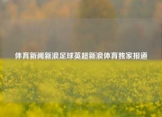 体育新闻新浪足球英超新浪体育独家报道