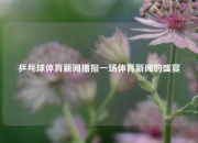 乒乓球体育新闻播报一场体育新闻的盛宴