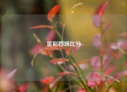 足彩四场比分