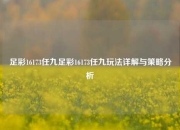 足彩16173任九足彩16173任九玩法详解与策略分析