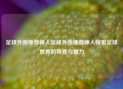 足球外围推荐神人足球外围推荐神人探索足球世界的奇迹与魅力