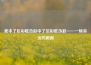 我中了足彩胜负彩中了足彩胜负彩——一场幸运的邂逅