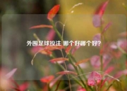 外围足球投注 哪个好哪个好？