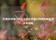 外围足球盘口网址外围足球盘口网址的解析与使用指南