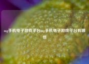 mg手机电子游戏平台mg手机电子游戏平台有哪些