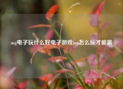 mg电子玩什么好电子游戏mg怎么玩才能赢