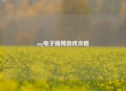 mg电子赌博游戏攻略