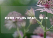 足球赛事比分预测足球赛事比分预测分析