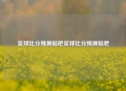 足球比分预测贴吧足球比分预测贴吧
