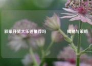 彩票开奖大乐透推荐吗🎖️揭秘与策略