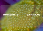 推荐好的彩票平台👈选择的正确决定