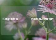 154期彩票推荐🎖️把握机遇，稳中求胜