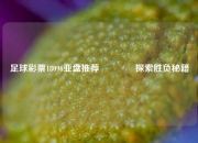 足球彩票18096亚盘推荐🥉探索胜负秘籍