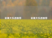 彩票大乐透推荐👈彩票大乐透推荐