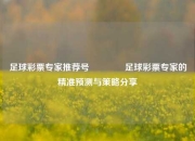 足球彩票专家推荐号👍足球彩票专家的精准预测与策略分享