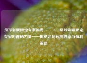 足球彩票跟定专家推荐🏅足球彩票跟定专家的神秘力量——揭秘如何预测胜率与盈利策略