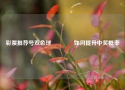 彩票推荐号双色球🥉如何提升中奖概率