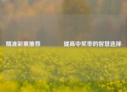 精准彩票推荐👍提高中奖率的智慧选择