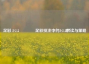足彩 2/2.5🥇足彩投注中的2/2.5解读与策略
