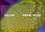 足彩15200期👈把握机遇，稳中求胜