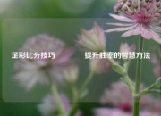 足彩比分技巧🏅提升胜率的智慧方法