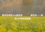 聊足球帅虎18004期足彩🏆聊足球——帅虎18004期足彩揭秘