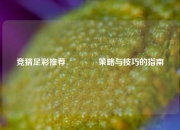 竞猜足彩推荐🥇策略与技巧的指南