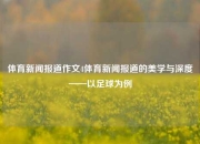 体育新闻报道作文4体育新闻报道的美学与深度——以足球为例