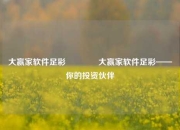 大赢家软件足彩👈大赢家软件足彩——你的投资伙伴