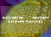 张路足彩推荐哪里看🥉张路足彩推荐哪里看？揭秘权威与专业的足彩平台