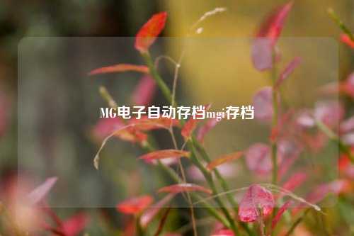 MG电子自动存档mgi存档