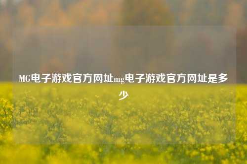 MG电子游戏官方网址mg电子游戏官方网址是多少