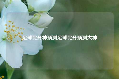 足球比分神预测足球比分预测大神