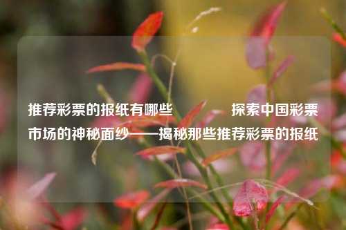 推荐彩票的报纸有哪些🥈探索中国彩票市场的神秘面纱——揭秘那些推荐彩票的报纸