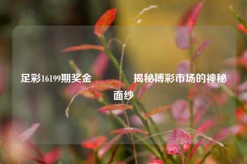 足彩16199期奖金🏅揭秘博彩市场的神秘面纱