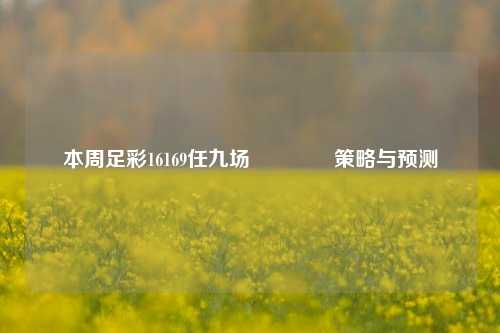 本周足彩16169任九场👉策略与预测