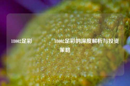 18002足彩🥈18002足彩的深度解析与投资策略