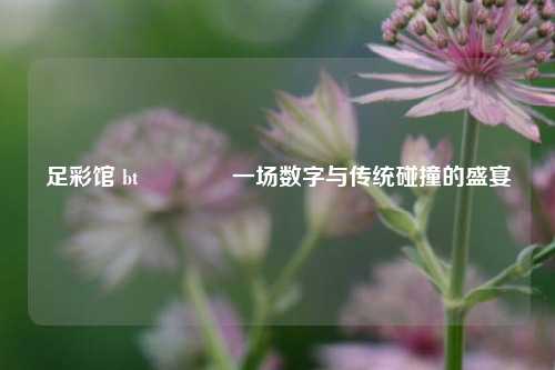 足彩馆 bt🏆一场数字与传统碰撞的盛宴
