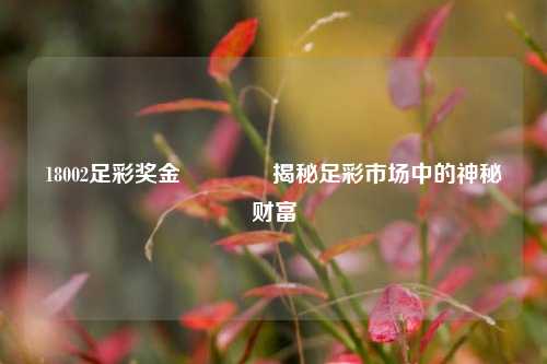 18002足彩奖金🥈揭秘足彩市场中的神秘财富