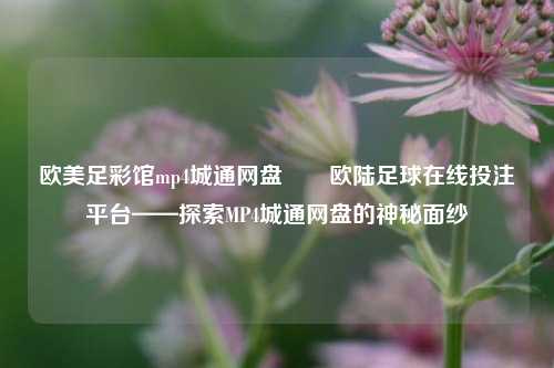 欧美足彩馆mp4城通网盘✌️欧陆足球在线投注平台——探索MP4城通网盘的神秘面纱