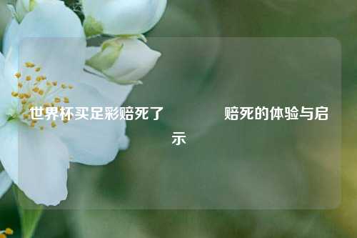 世界杯买足彩赔死了🌈赔死的体验与启示